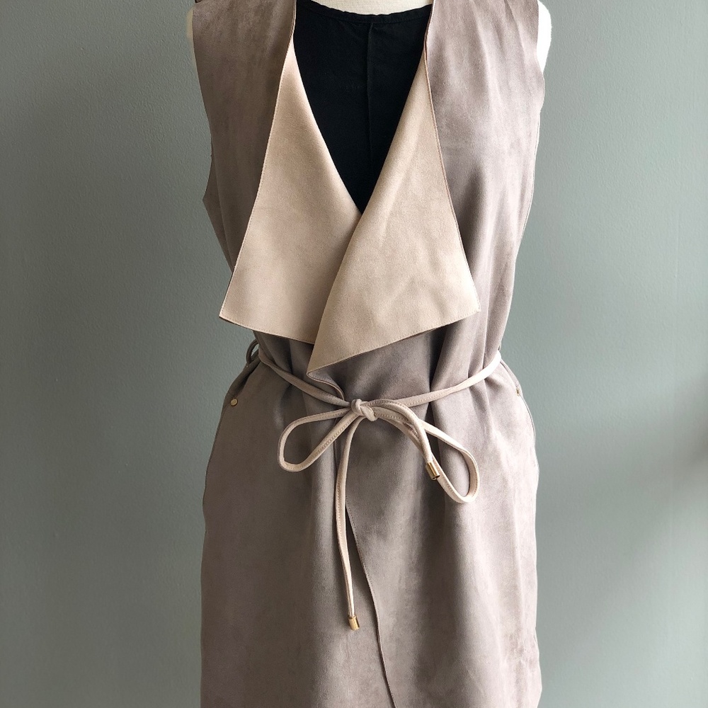 Fate Pink suede Vest